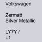 Preview: Volkswagen, Zermatt Silver Metallic, LY7Y / L1.